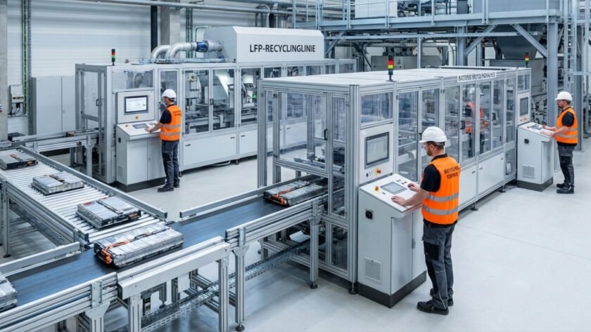 €63.4 Million Grant Funds Europe’s First Dedicated LFP Battery Recycling Facility