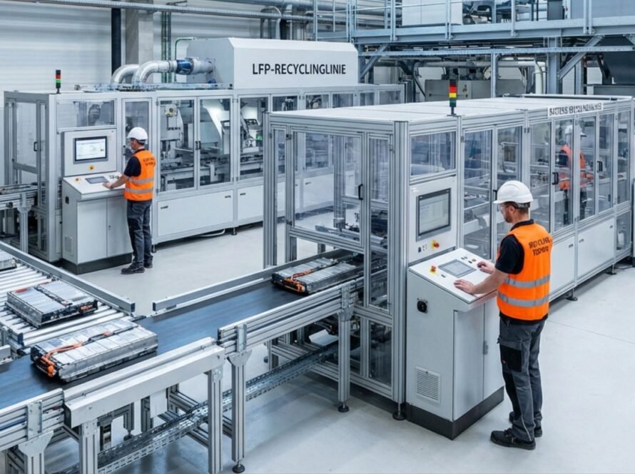 €63.4 Million Grant Funds Europe’s First Dedicated LFP Battery Recycling Facility