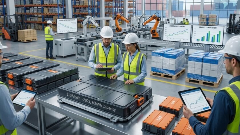 Global Lithium-Ion Battery Prices Drop to Record Low of 8/kWh in 2025: BNEF