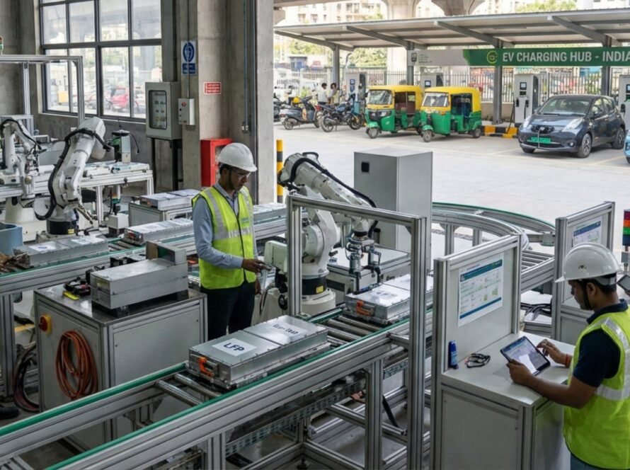 India’s EV Battery Demand Set to Skyrocket 14-Fold by 2032