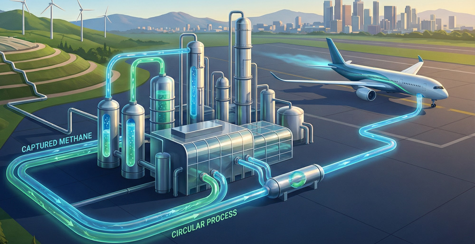 landfill gas sustainable aviation fuel