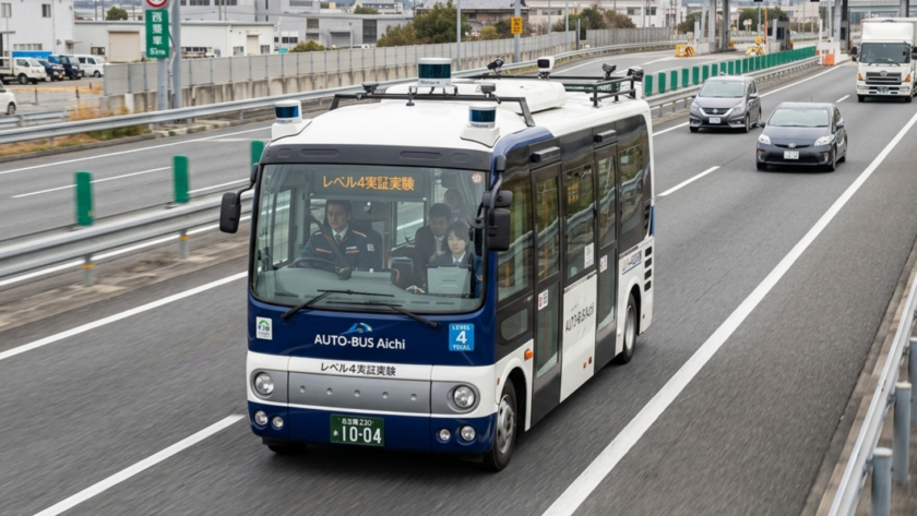 Level 4 Autonomous Bus in Japan: Aichi Targets 2027 Expressway Launch