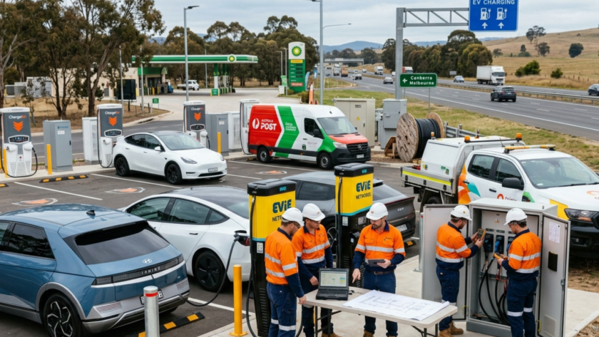 Australia Accelerates EV Charging Expansion as Electric Vehicle Adoption Surges