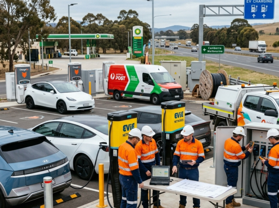 Australia Accelerates EV Charging Expansion as Electric Vehicle Adoption Surges